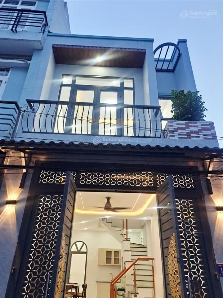 Bán nhanh chỉ 5.636tỷ chợ gò xoàihẻm 6m không lộgiới nhà mới 100% đẹp lung linh 48m² có pn trệt