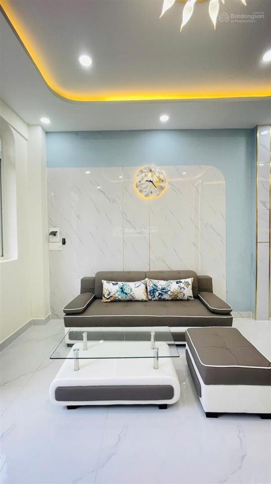 Gấp nhà mới full nội thất 2 tầng chỉ 4.38 tỷ hẻm 4m gần chợ tân hương tân phú