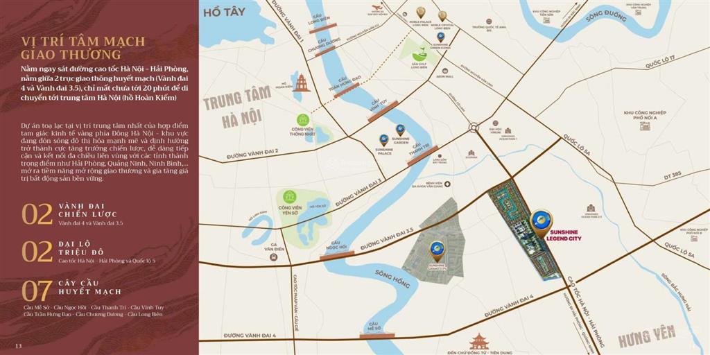 Căn 2pn góc cuối cùng, hot nhất tòa l9 dự án sunshine legend city đối diện vin2 giá chỉ từ 50tr/m