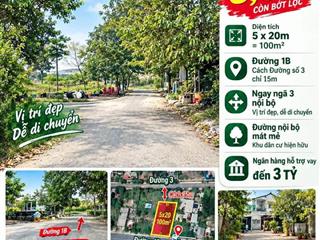 Tin nóng 3,6 tỷ bán nền 100m2 kdc an phú tây đường 1b bình chánh tphcm