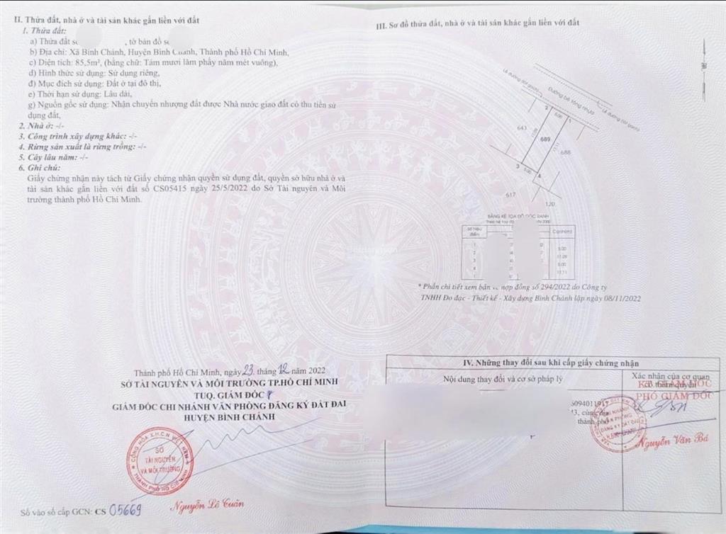 2tỷ850 bán nền hoàng phan thái, bình chánh tphcm