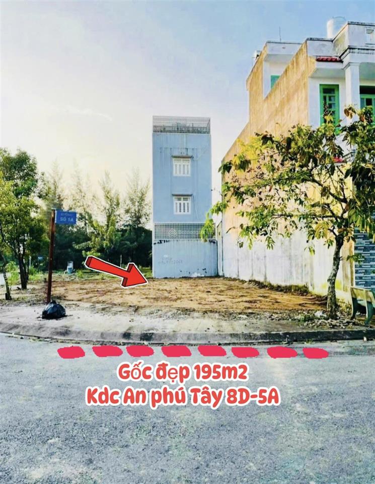 Bán gấp lô góc 2 mặt tiền kdc an phú tây, bình chánh, tp.hcm 7tỷ650