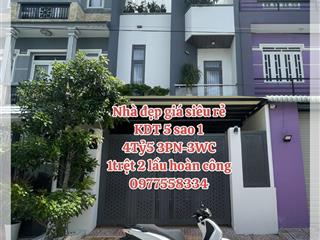 Bán nhà đẹp five star eco city, đường đinh đức thiện, xã phước lý, tây ninh 4 tỷ 5
