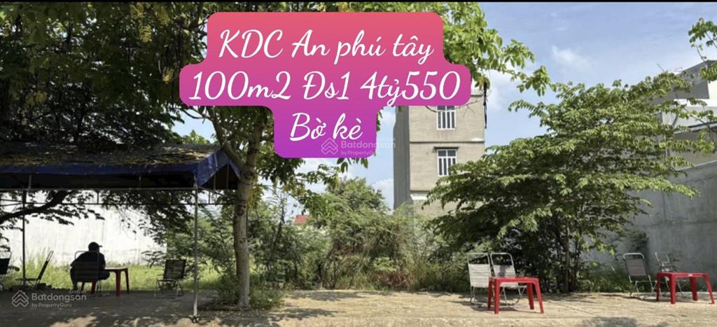 Bán đất đường đẹp tốt kdc an phú tây bình chánh tphcm (bờ kè view sông)