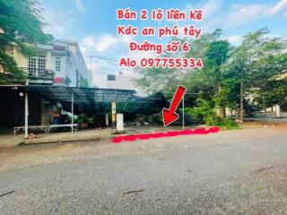 Bán nền đs6 100m2 kdc an phú tây 47ha bình chánh, tp.hcm