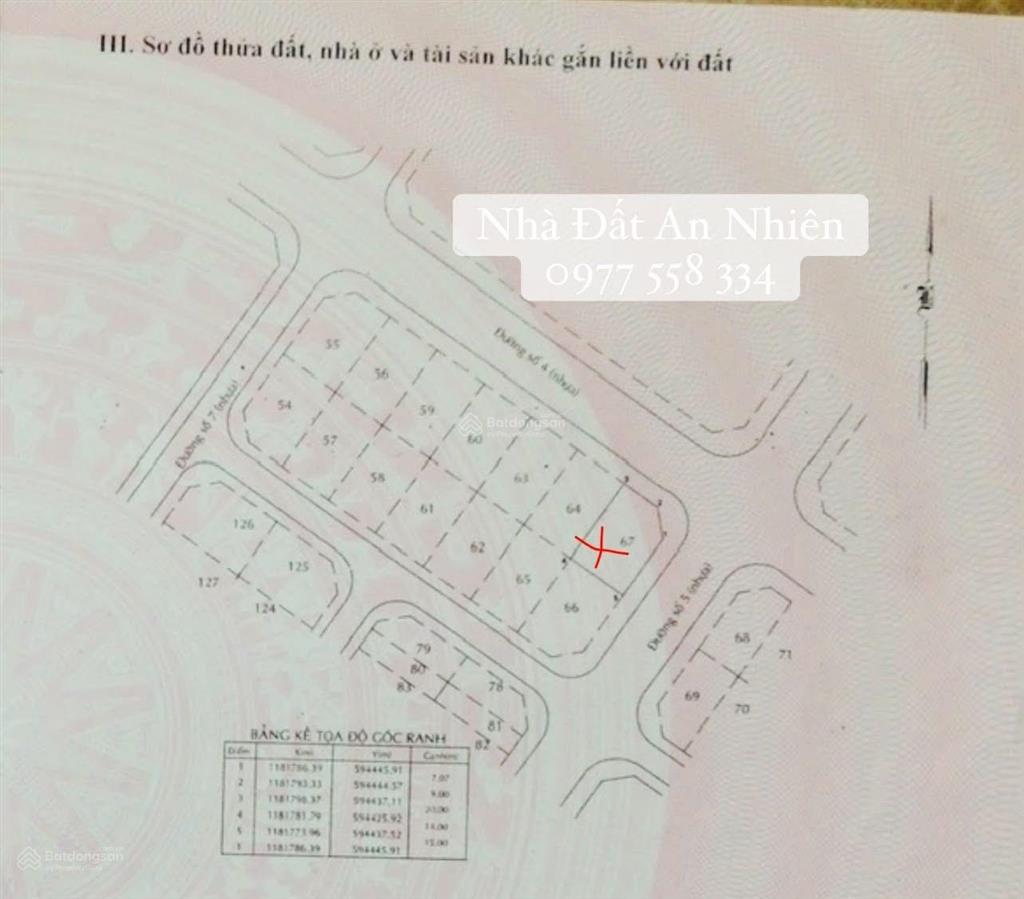 Nền gốc biệt thự 267m2 mặt tiền kdc an phú tây 47ha bình chánh tphcm