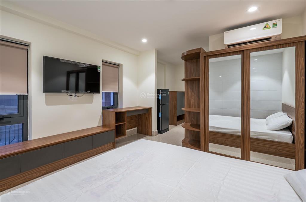 Căn hộ cho thuê dài hạn/ngắn hạn full nội thất có thang máy, bảo vệ, lễ tân.