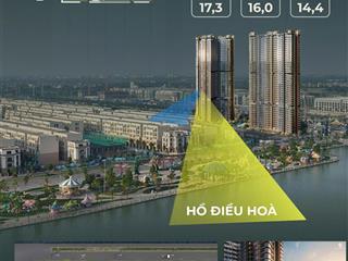 Căn 3pn có thang máy riêng view hồ điều hòa hiếm có tại vinhomes cổ loa