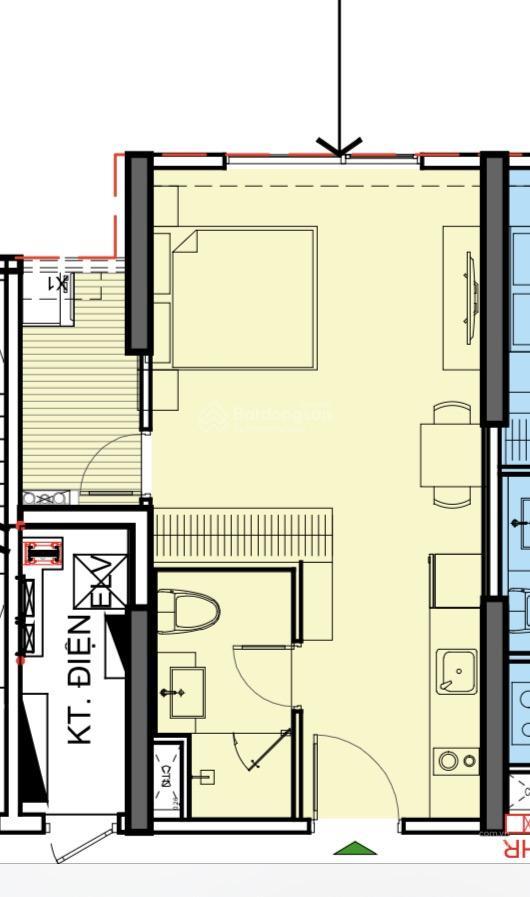 Studio paris, 2ty285 bao phí, 29.8m thông thủy, giá ngon để đầu tư