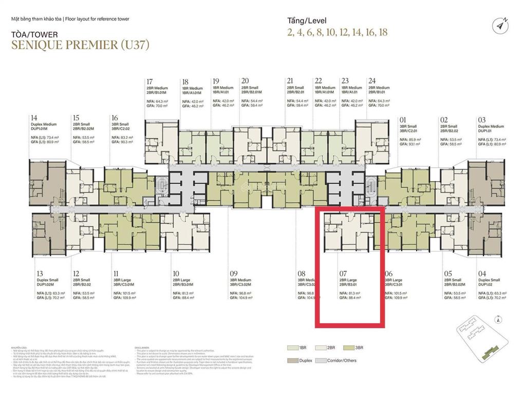 Chính chủ gửi bán căn 2pn 81,3m2 the senique hanoihướng đnview hồ ngọc trai vinhomes ocean park