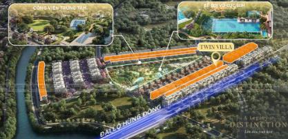 Căn biệt thự song lập của cđt capitaland mặt tiền 12m giá 20.xx tỷ,  e tuyến 0384 121 ***