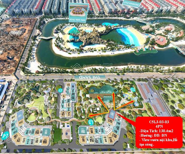 Chỉ 8,2xtỷ có ngay căn 4pn  139m2 rộng nhất mas grand coast view đẹp không góc chết  0384 121 ***