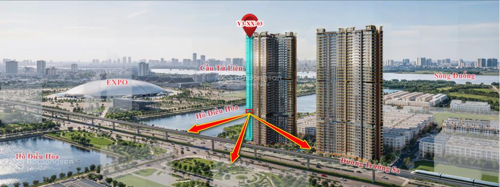 Chỉ từ 18.52 tỉ có ngay căn hộ 3pn, 3wc, 114.3m2 tại lumière essence peak view hồ và pháo hoa