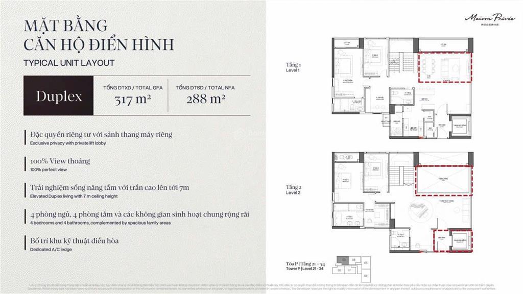 Căn hộ duplex 288m2 ngay trung tâm ciputra hà nội chỉ từ 198tr/m2
