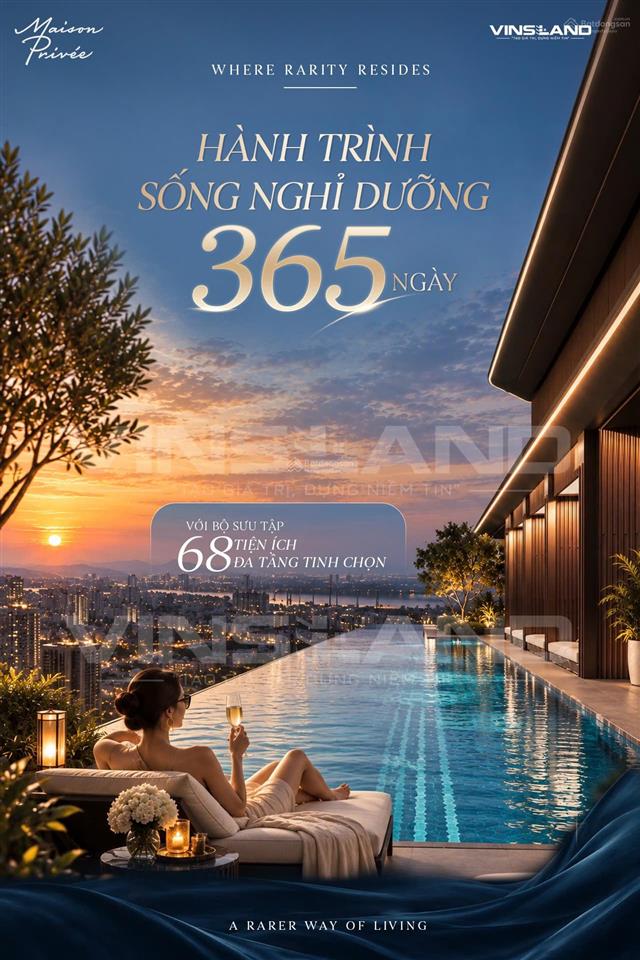 Chung cư vị trí trung tâm kđt ciputra maison privée của cđt capitaland