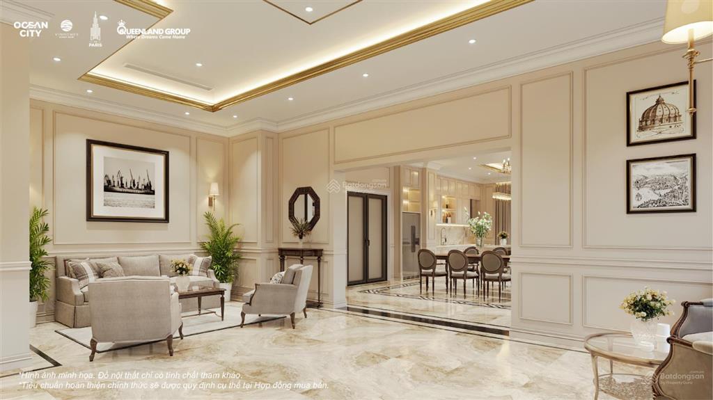 Căn 4 phòng ngủ khu paris, tầng trung, view sông, sở hữu lâu dài