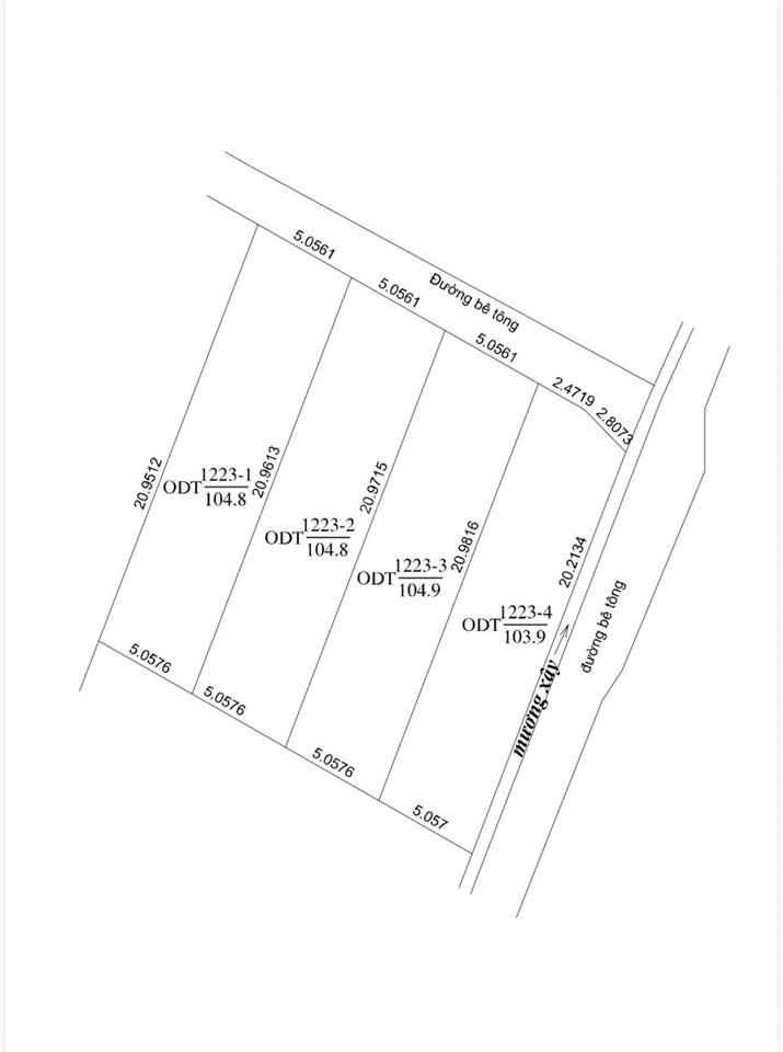 Đất nhà vườn full thổ cư gần chợ cam phước đông giá đầu tư chỉ 425 triệu