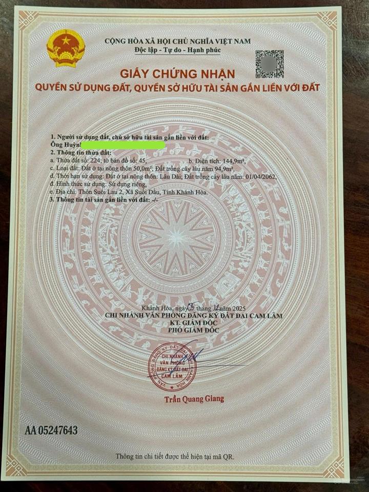 Đất mặt tiền hương lộ 4 đường ô tô ngay khu dân cư giá tốt đầu tư chỉ 600 triệu