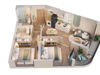 Bán nhanh căn 1n+ siêu vip tại cara365 cam ranh, nội thất full 5* chỉ nhỉnh 2ty