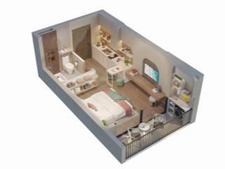 Vào tiền 450tr sở hữu căn studio full đồ view trọn vịnh cam ranh
