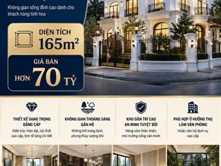 Biệt thự tây hồ đẳng cấp giới thượng lưu 165m hơn 70 tỷ0914 374 ***