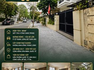 Ciputra  biệt thự đẹp, đường rộng rợp bóng cây, nhỉnh 60 tỷ 0914 374 ***