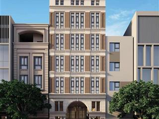 Vip! toà building dịch vọng dt 100m x8t , 1 hầm , mt 7,5m , thông sàn, pccc, thang máy, thuê 120tr