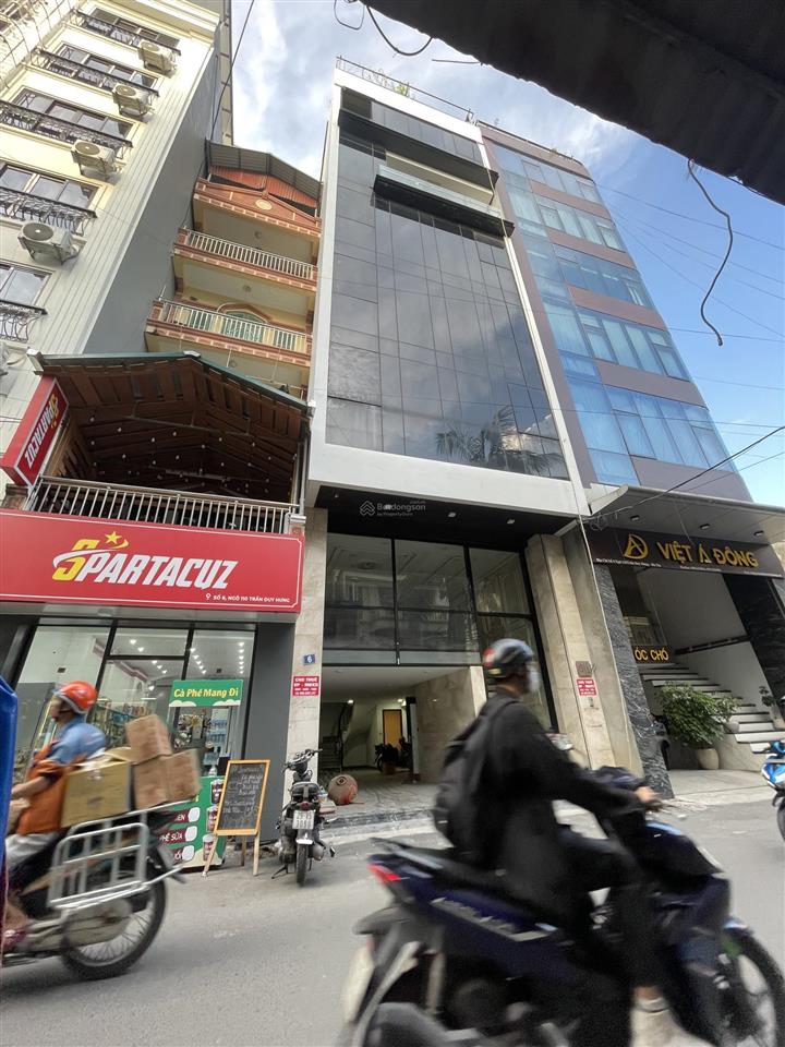 Hót! building trung kính, dt 65m2 x9t mt 5,5m, thông sàn. thang máy, pccc, dt cho thuê 70tr/th