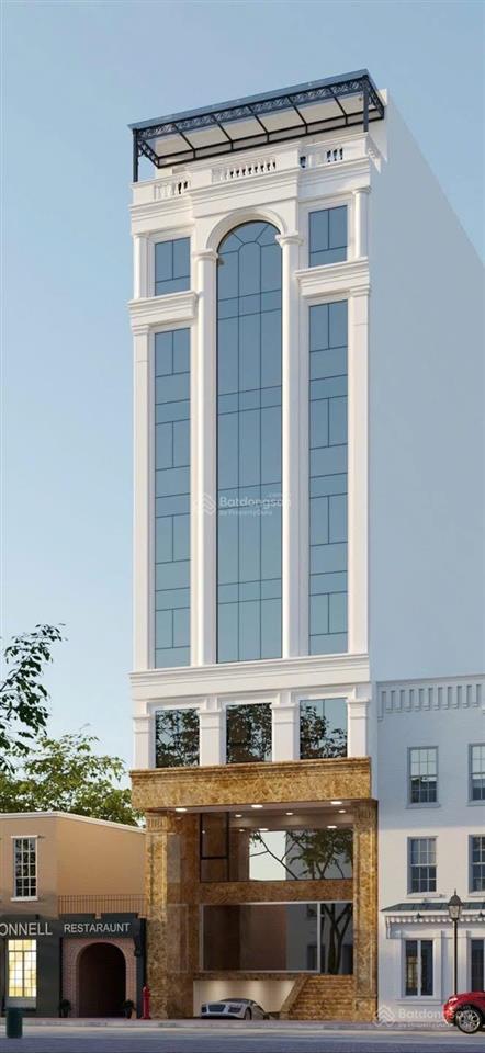 Tòa building mặt phố trần thái tông. 151m2, 2 mặt ngõ thoáng, kinh doanh văn phòng, sđcc,full pccc.