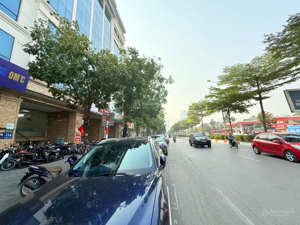 Nhanh! bán toà building trung kính , dt 125m x9t 1 hầm , mt 7,5m . thang máy, pccc, doanh thu 129tr