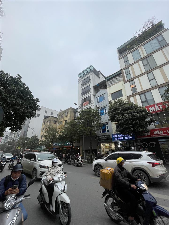 Hiếm! building trung hoà, dt 120m2 x 8t, 1 hầm, mt 7,5m, ô tô, thang máy, pccc, dt thuê 195tr/th