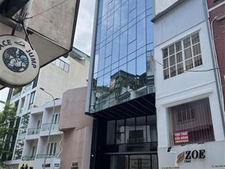 Tòa building trung kính, dt 81m x 7t, mỗi tầng 2p, dthu 60tr/th, pccc, gpxd, thang máy, vỉa hè 5m