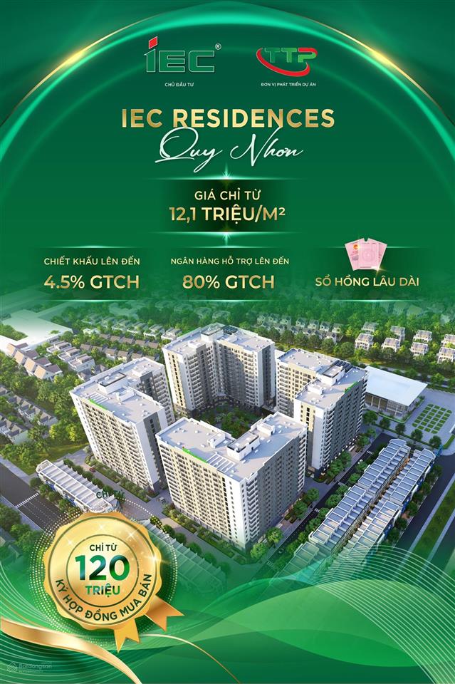 Đăng ký ngay để được tham quan dự án và nhận báo giá căn hộ giá rẻ tại iec residence quy nhơn