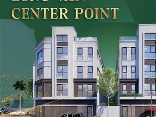 Shophouse giá đẹp tại trung tâm khu đô thị long vân, 4,1 tỷ, 75m2, 3pn, 3wc