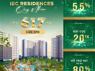 Chỉ 617 triệu sở hữu ngay căn hộ 2 phòng ngủ