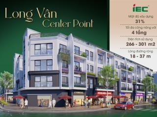 Shophouse long vân center point 75m² trung tâm kđt long vân