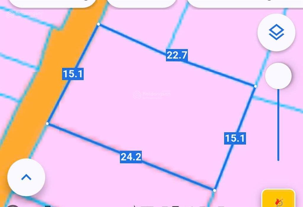 Bên hông stcnhà + đất 346m  ngang 15m  dòng tiền tươi 24tr/thángbình sơnlong thành