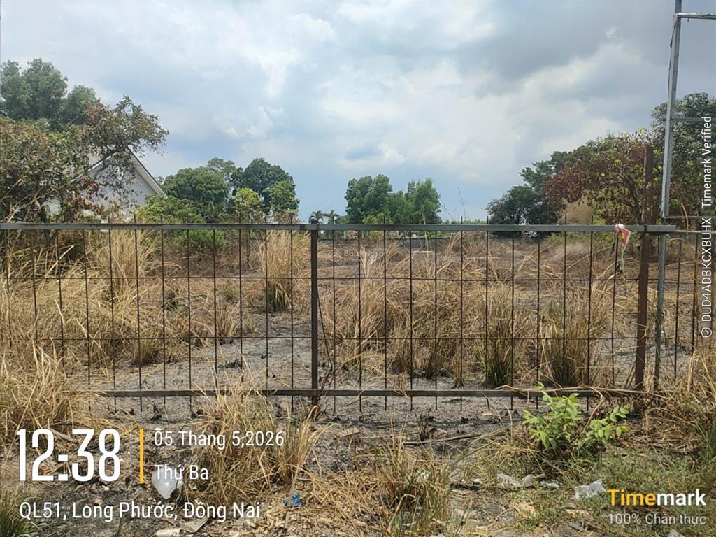 Đất mặt tiền quốc lộ 51ngay cửa ngõ sân bay lthơn 3 sào có 317m thổgiá 120 tỷ long phướclt