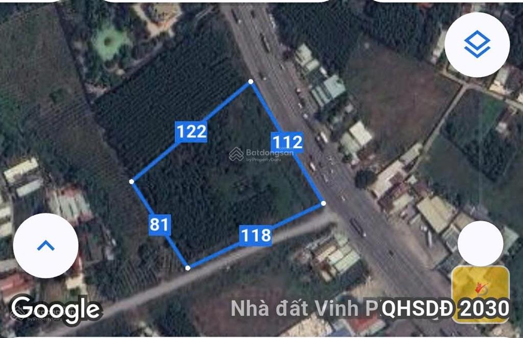 Đất 2 mặt tiền quốc lộ 51 gần sân bay  dt 11.464m2  có 300m2 thổ cư giá 160 tỷ long phước  lt