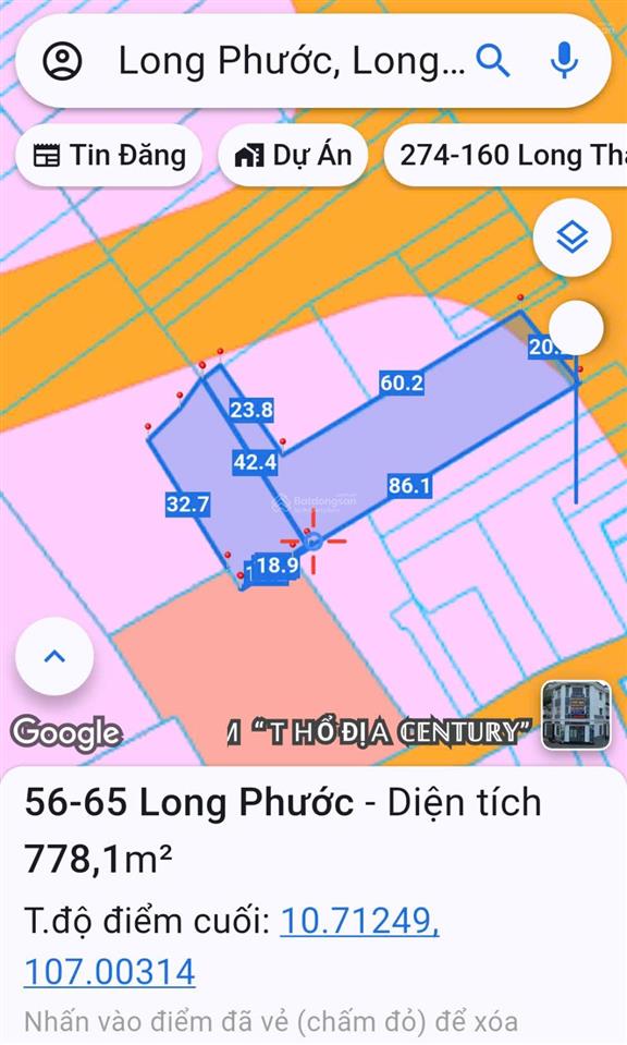 Mặt tiền quốc lộ 51 cửa ngõ sân bay long thành  dt 2.138,8m  có 100m thổ cư  giá 26 tỷ