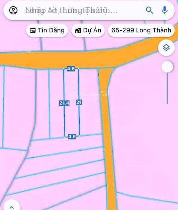 Đất nút giao cao tốc ltdgql 51  long an, long thành 97,9m, gần full thổ cư giá 2 tỷ