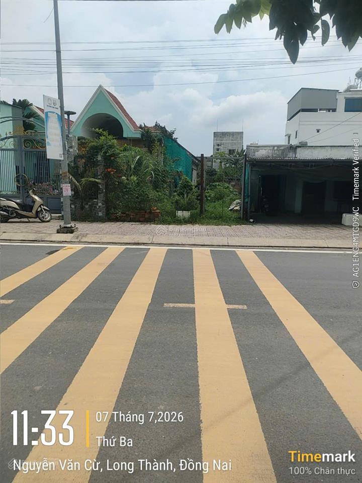 Nguyễn văn cừ  đất mặt tiền kinh doanh  trung tâm long thành 167,5m, có 70m odt giá 6,8 tỷ