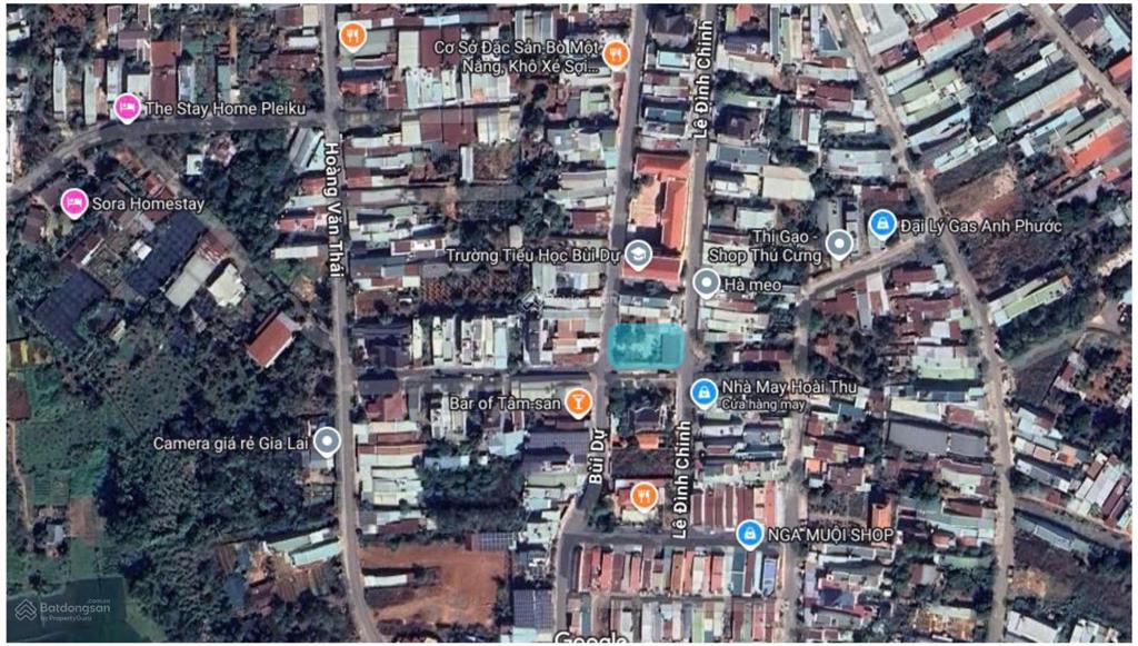 Bán đất 2 mặt tiền phường pleiku, gia lai