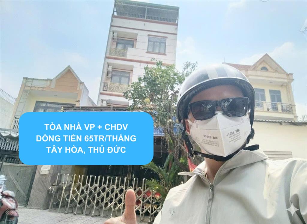 Tòa nhà mặt tiền văn phòng + chdv, phước long a | có thang máy
