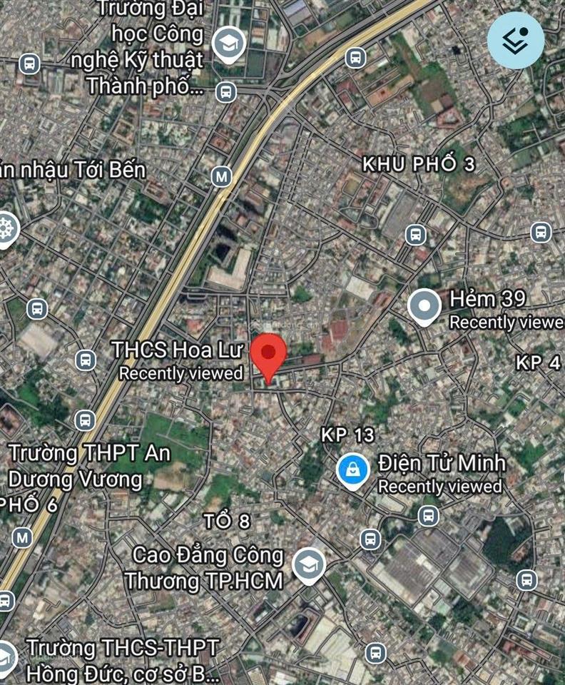 Lô đất 58m2 vuông vức, sau lưng thcs hoa lư, vincom thủ đức