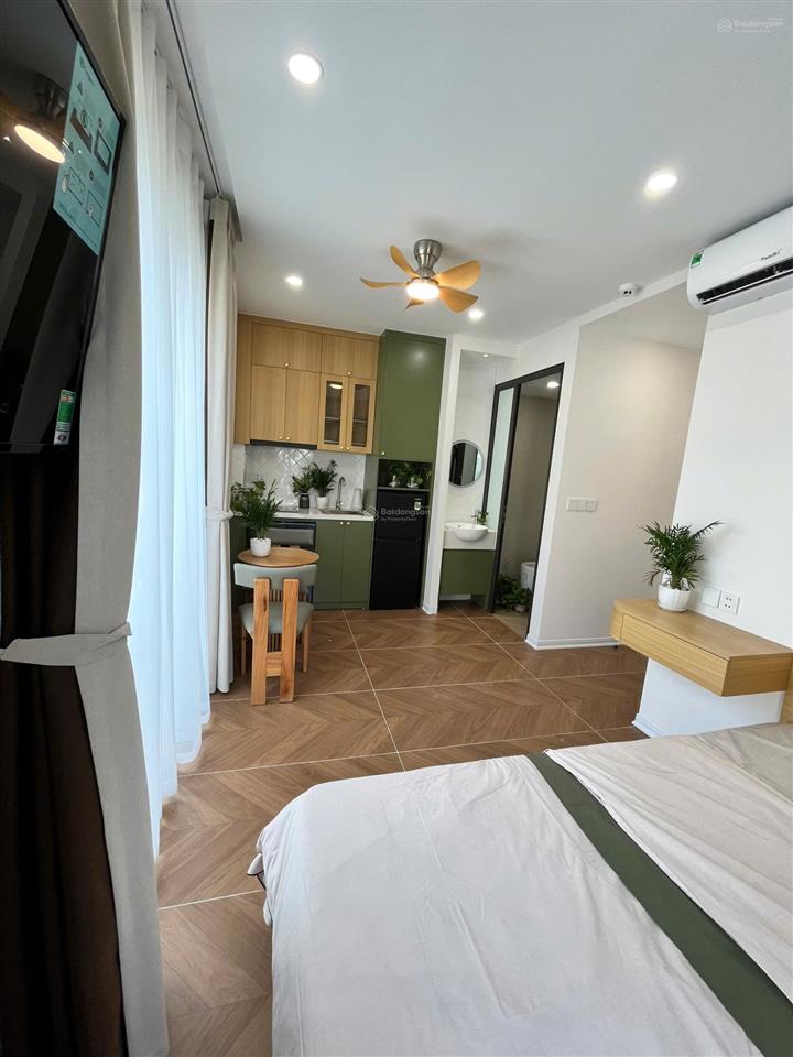 Studio nhỏ xinh nội thất hiện đại 158 ngọc hà giá 4tr9