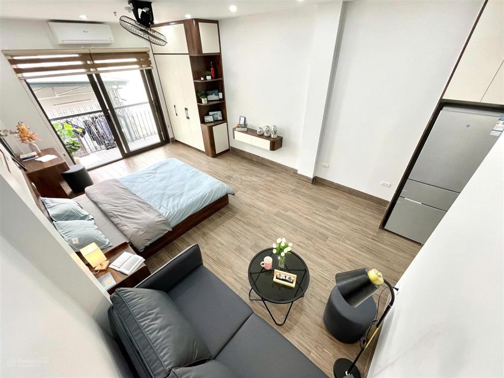 Cho thuê căn hộ studio hào nam máy giặt riêng  ban công thoáng  đh văn hóa 500m