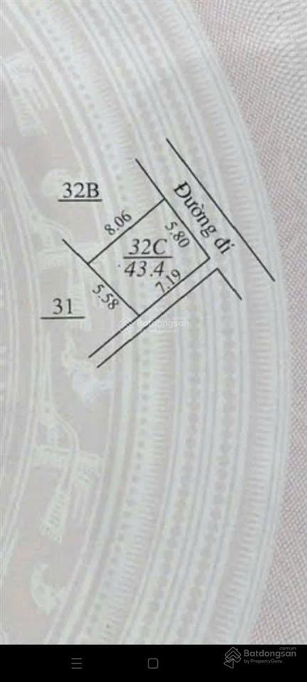 Bán đất thổ cư 43m² lô góc, đường thông ô tô tải đậu cửa tại mộc hoàn, vân côn