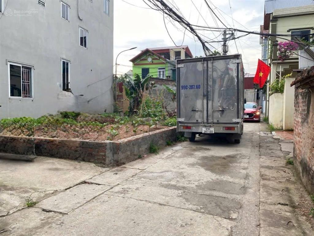 Đất thổ cư 43m² lô góc, đường thông ô tô tải đậu cửa tại mộc hoàn, vân côn