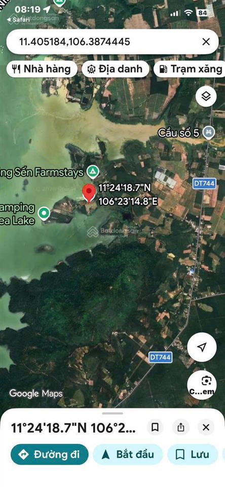 Lô đất 1 mặt bám hồ, 1 mặt bám đường  1117,8m2 có 300m2 thổ cư